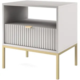 Selsey Nachtschrank Vellore 54 x 56 x 39 cm Grau