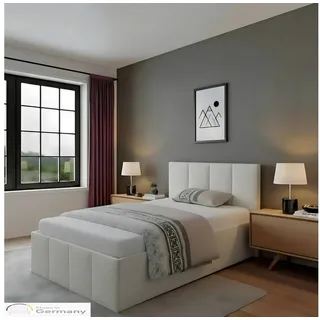 Halmon Schlafkomfort Betten Dalas 140 x 200 cm Beige