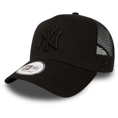 Bild New York Yankees MLB Clean Schwarz Verstellbare 9Forty A-Frame Trucker Cap für Kinder - Youth