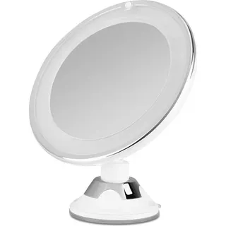 Orbegozo Kosmetik-Wandspiegel mit Licht ESP 1010/ Ø17cm - Weiß