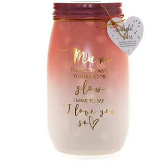Boxer Gifts Beleuchtetes Glas mit Aufschrift "Mum I Love You So | bedeutungsvolles Weihnachts-, Geburtstags- oder Muttertagsgeschenk