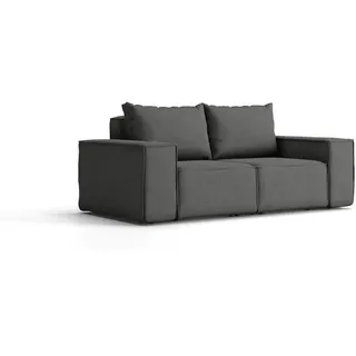 Kaiser Möbel Gartensofa Sofa Für Den Garten Sonne Grau , Holz , 180x73x88 cm , Gartenmöbel, Loungemöbel, Gartensofas & Loungesofas