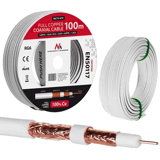 Maclean Brackets Maclean MCTV-472 Maclean MCTV-472 Kabel koaxial kabelis RG6 100M