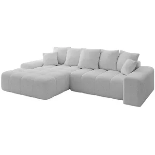 altdecor Ecksofa Ottomane Links ENSI-L - 267x164x88 cm Hellgrau