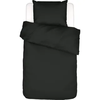 Essenza Bettwäsche »Minte, Baumwoll-Satin, unifarben« 2 Stk., tlg., blau