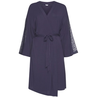 LASCANA Damen Kimono nachtblau Gr.36/38