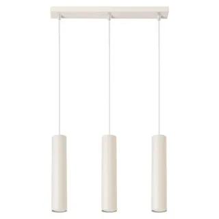 Pendelleuchte LAGOS 3L beige 3xGU10 10W Stahl 98x6x45cm Sollux Lighting - Beige