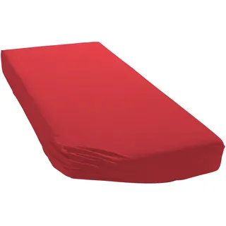 bellana Spannbettlaken Jersey 60 x 120 - 70 x 140 cm rot