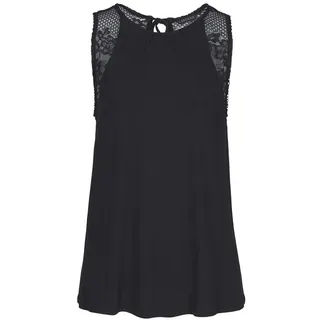LASCANA Strandtop Damen schwarz Gr.36/38