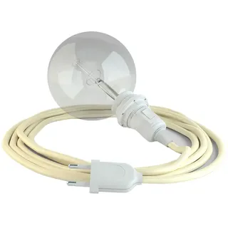 Creative Cables Rm00 5 M Hängeleuchte Für Lampenschirm - Ivory / White - One Size
