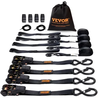 Vevor Spanngurte 4er-Set 0,025 x 4,6 m 998 kg