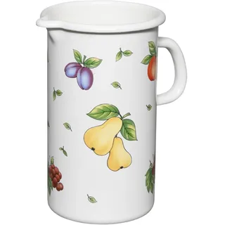 Riess, 0836-068, Krug 10cm. 1.5L, FRUIT GARDEN, Emaille, LBH 16.3 x 16.3 x 19 cm, Gewicht 0.53kg, Herkunftsland Österreich