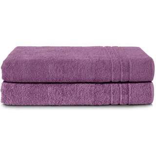 Komfortec Saunatuchset 70 x 200 cm lila 2 St.