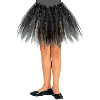 W WIDMANN MILANO Party Fashion - Tutu Glitzer, Länge circa 30 cm, Petticoat, Unterrock, Tänzerin, Karneval