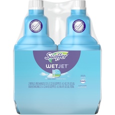 Swiffer WetJet Multi-purpose Floor Cleaner Solution Refill Open Window Fresh Scent 2 count of 1.25L by Swiffer