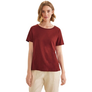 STREET ONE Damen A320015 Sommershirt, Foxy Red, 38 EU