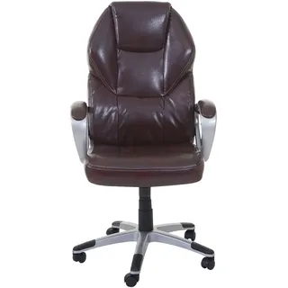 Mendler Massage-Bürostuhl HWC-A69 Kunstleder Bordeaux