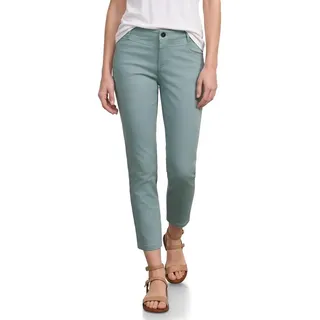 STREET ONE 7/8 Slim Leg Hose Satin-Look Arona Blau 38