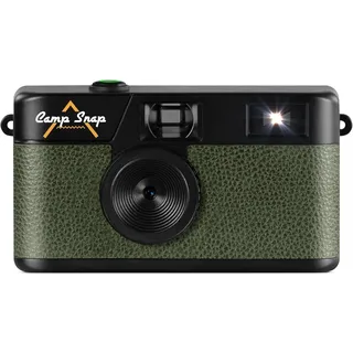 camp snap CampSnap Digitale Kompaktkamera ohne Bildschirm - Speicher für 2000 Fotos - 8M Pixel - Wiederaufladbare Batterie - Vintage - Grün