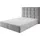 Boxspringgestell Dream-Fine 140x200 cm Mikrofaser Grau