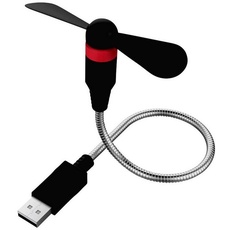 Bild USB mini Fan schwarz (USB-Ventilator flexibel)