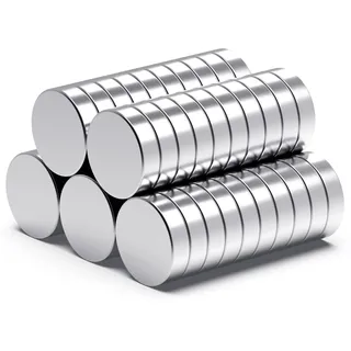 THCMAG Starke Neodym-Magnete, Seltenerd-Magnete zum Basteln, kleine Magnete für Whiteboard, robuste Magnete, Mini-Magnete, winzige Magnete, runde Magnete, 1,2 x 0,3 cm, 50 Stück