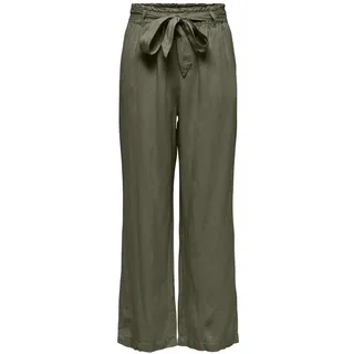 JdY Damen Jdysay Mw Linen Belt Pant WVN Noos Locker Geschnittene Hose, Kalamata, 36