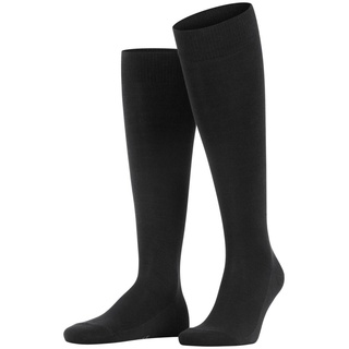 Falke Herren Socken Multipack - Family, Kniestrümpfe, einfarbig Schwarz 43-46