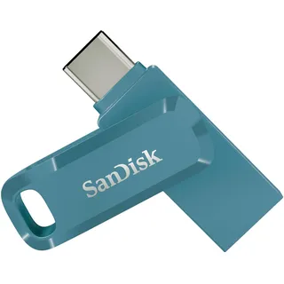 Ultra Dual Drive Go 128 GB USB 3.1 Type-C / USB-A Stick Navagio Bay Blau