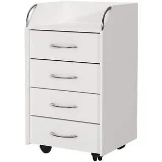 Vicco Gwendolyn Rollcontainer 40 x 36 x 65 cm Weiß