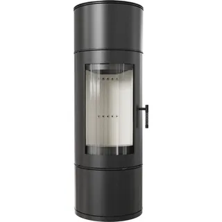 Kratki Antares 10 kW Ø 150 Schwarz / Innenverkleidung Weiß