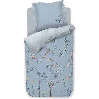 Pip Studio Bettwäsche Set 155x220 Hellblau | Bamboo Blossom