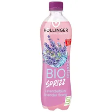 Bio Lavendelblüten Sprizz 500ml - spritzig und erfrischend blumiges Geschmackserlebnis - ohne Süßstoffe und Zuckeraustauschstoffe von Höllinger Juice