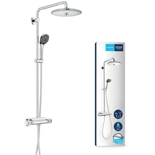 Grohe Vitalio Joy Duschsystem mit Thermostat Chrom 26403002