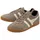 Sneaker Harrier Suede-Leder rhinobraun/offweiss/navyblau Herren