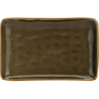 Rose&Tulipani Set mit 4 rechteckigen Tabletts 20x13 cm R134202013Z - Braun