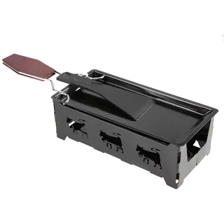Raclette, Mini Raclette Teelicht Raclette Käseschmelzer Raclette Grill Antihaft Mini Rotaster Backblech Käseschmelzpfanne