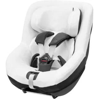 Maxi-Cosi Autositzbezug aus Bio-Baumwolle für Pearl 360, Mica (Eco) und Mica 360 S (Comfort), Weiches, Atmungsaktives und Feuchtigkeitsabsorbierendes Material, Waschmaschinenfest, Natural White
