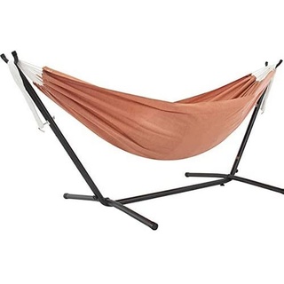 Vivere C8SUNCO Sunbrella®-Hängematte mit Gestell Coral (8 Fuß)