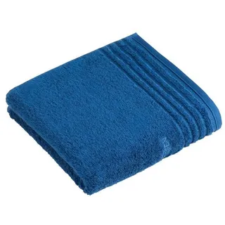 Vossen Handtuch , Dunkelblau , Textil , Bordüre , 50x100 cm , Textiles Vertrauen - Oeko-Tex®, Made in Austria , saugfähig, Aufhängeschlaufe, hochwertige Qualität, Bordüre , Heimtextilien, Badtextilien, Handtücher