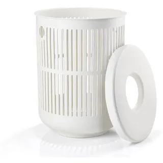 Wäschekorb mit Deckel Ume Zone Denmark weiß, Designer VE2, 55 cm