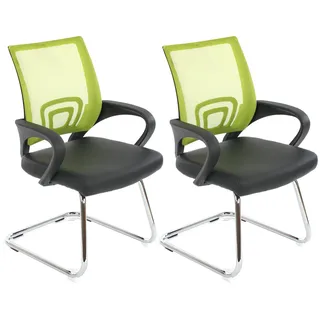 Mendler Konferenzstuhl Ancona Kunstleder Grün