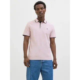 Jack & Jones Poloshirt »JJEPAULOS POLO SS NOOS« mit Logo Stickerei, pink