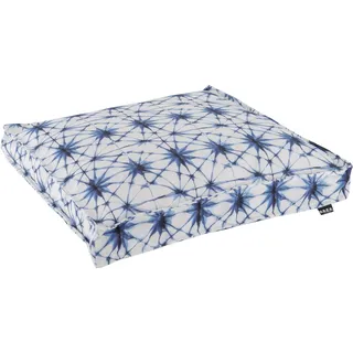 H.O.C.K. Sitzkissen »Badu Batik Saphire Outdoor«, wasserabweisend, blau