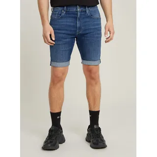 G-Star 3301 Slim Kurze Jeans - Medium aged), - 34,
