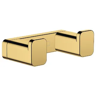 Hansgrohe AddStoris Handtuchhaken doppelt Polished gold