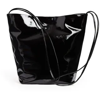 Ted Baker Umhängetasche Kamilaa Crinkle Thin Strap Bag M Black