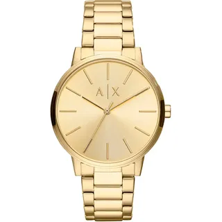 Armani Exchange Ax2707 42mm 5atm Quartz Analogical Uhr - Gold / Gold / Mineral - One Size