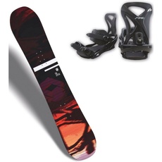 Bild von Snowboard »FTWO Reverse 01 MAN Sunset 21/22«, (Set), 39568814-147 black/blue/sunset cooper/white