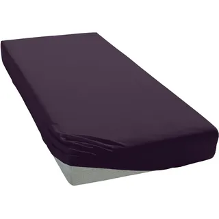 OTTO home Spannbettlaken Jersey 140 x 200 cm lila